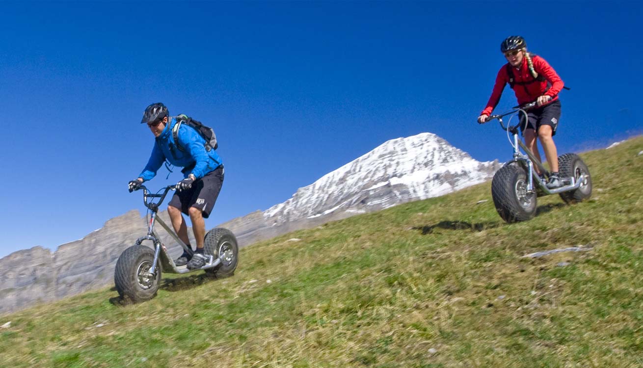 Monstertrottinett in Leukerbad